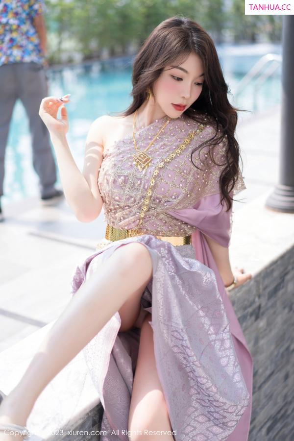 陈芝 芝芝Booty [XiuRen]高清写真图 2023.07.31 No.7164 徐莉芝Booty 长裙美腿第8张图片